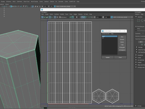Abstract Hexagon grid seamless loop animation 1 10s 300 frames 3Dモデル