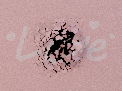Peeling transition animation 1 3D Model