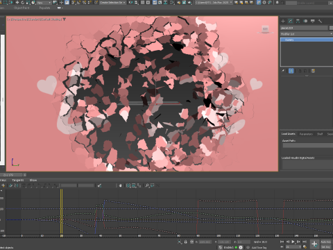Peeling transition animation 1 3Dモデル