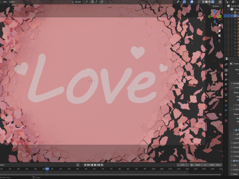 Peeling transition animation 2 3Dモデル