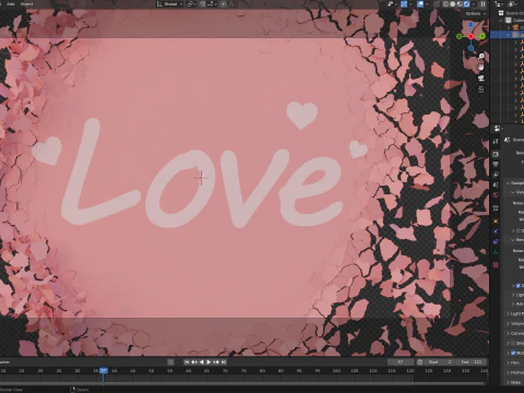 Peeling transition animation 2 3D Model