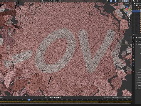 Peeling transition animation 2 3Dモデル