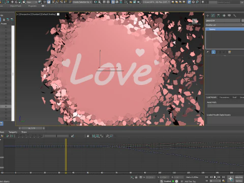 Peeling transition animation 2 3D Model