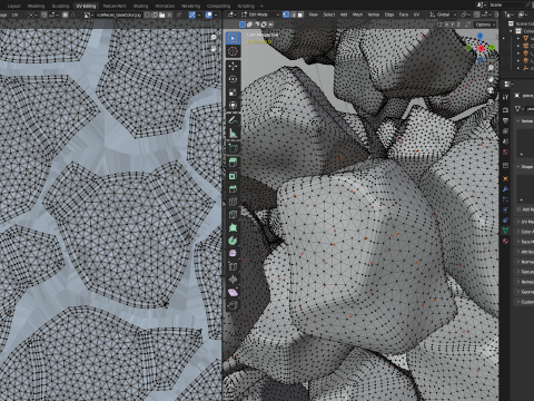 Ice cubes falling animation 1 3Dモデル