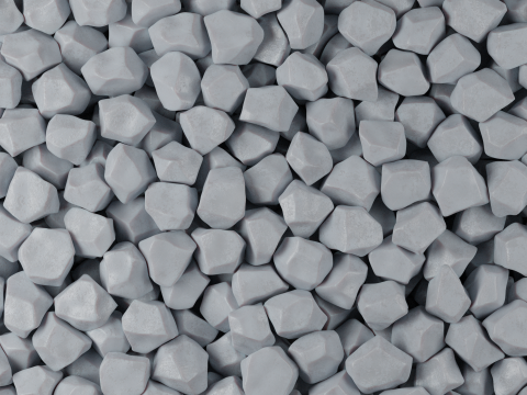 Ice cubes falling animation 2 3D Model