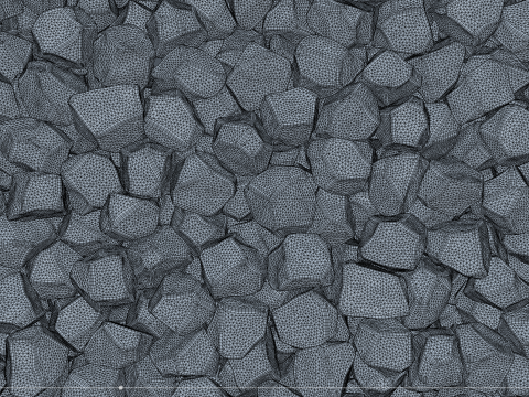 Ice cubes falling animation 2 3Dモデル