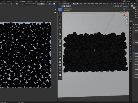 Ice cubes falling animation 2 3Dモデル