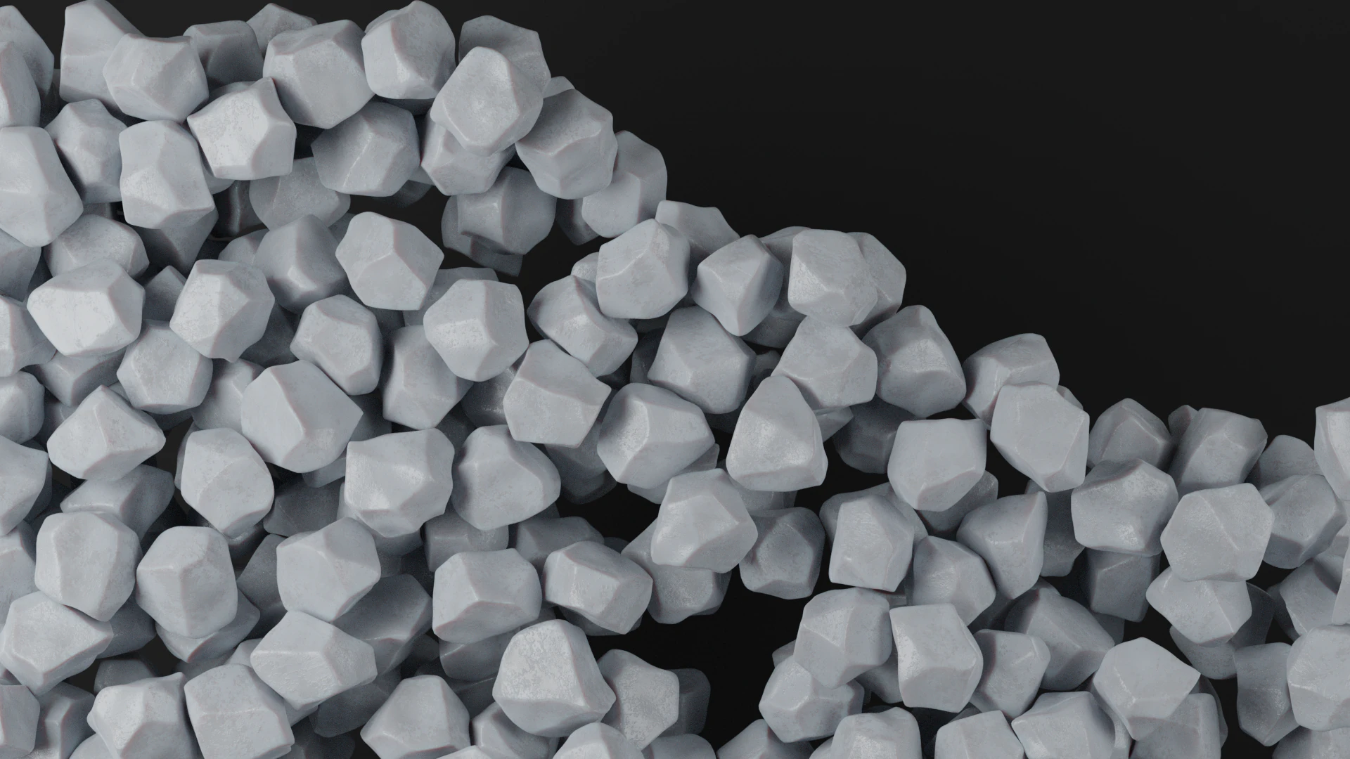 얼음 조각 떨어지는 애니메이션 3 3D 모델 .c4d .max .obj .3ds .fbx .stl .blend 