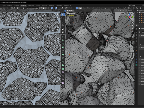 Ice cubes falling animation 3 3Dモデル