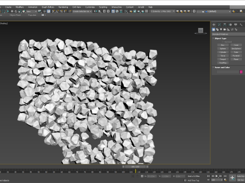Ice cubes falling animation 3 3Dモデル