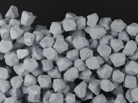 Ice cubes falling animation 4 3Dモデル