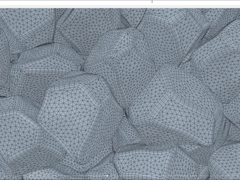 Ice cubes falling animation 4 3D Model