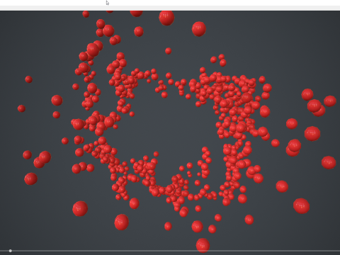 Text - love you - formed out of shiny spheres Modelo 3D