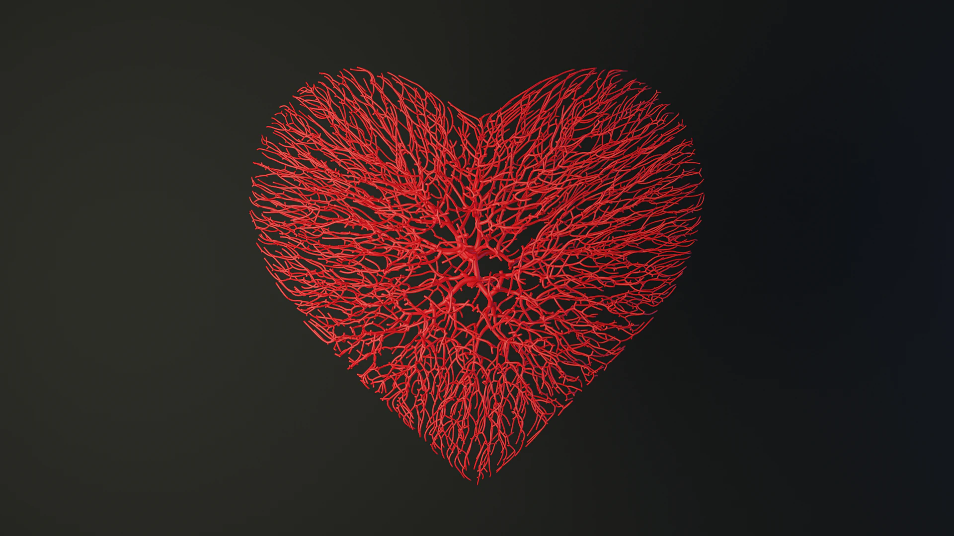 Heart shape made out of wires 3D Model .c4d .max .obj .3ds .fbx .stl .blend 