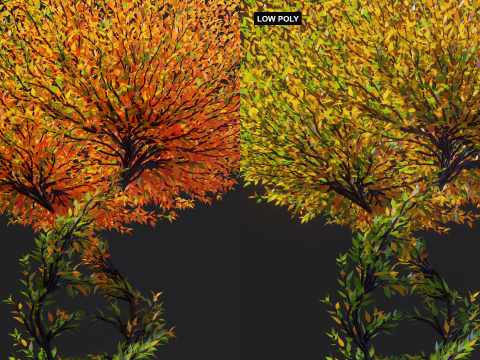 Tree in a shape of a DNA chain 3D Модель