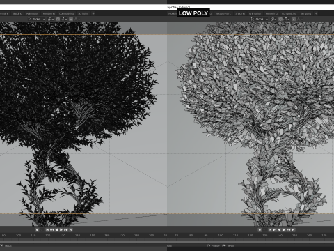Tree in a shape of a DNA chain 3D Модель