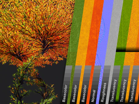 Boom in de vorm van een DNA-keten 3D Model