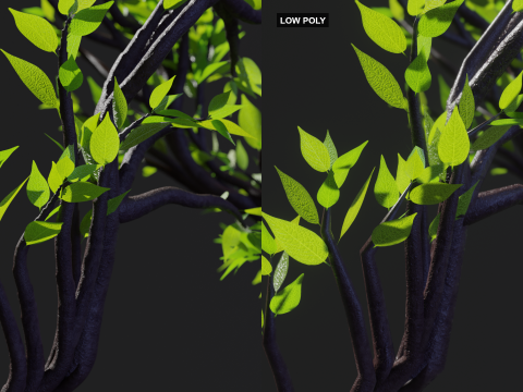 Tree in a shape of a DNA chain 3D Модель
