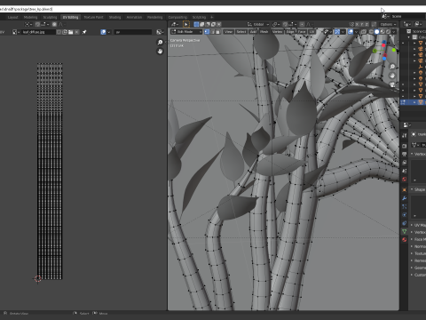 Tree in a shape of a DNA chain 3D Модель