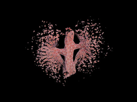 Origami human kidney unfolding growing animation 3D Model