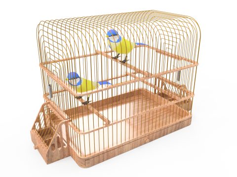 Bird cage 3D Model