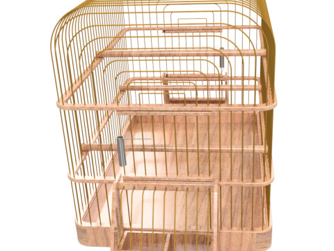 Bird cage Modelo 3D