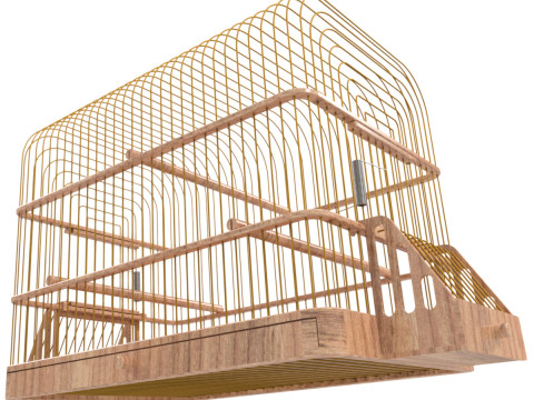 Bird cage Modelo 3D