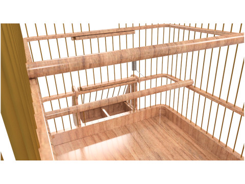 Bird cage Modelo 3D