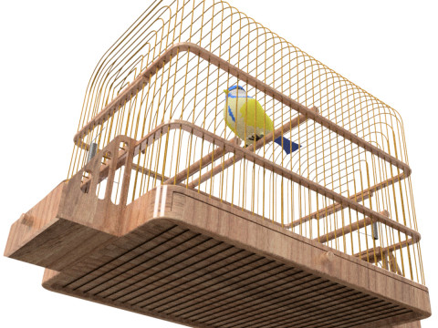 Bird cage Modelo 3D