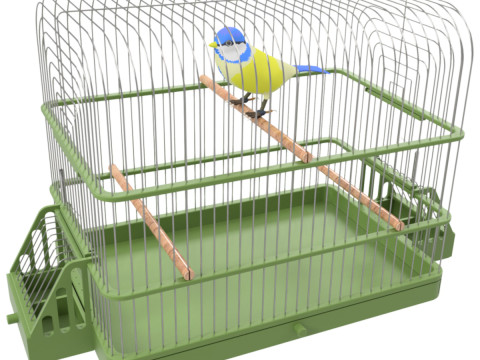 Bird cage Modelo 3D