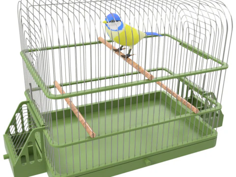 Bird cage 3D Model