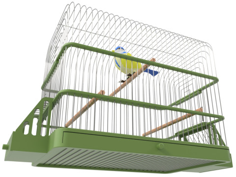Bird cage Modelo 3D
