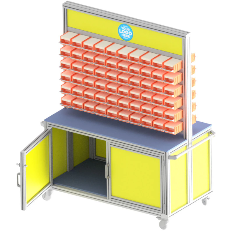 Bank für Kleinteile 3D Modell .c4d .max .obj .3ds .fbx .stl .blend