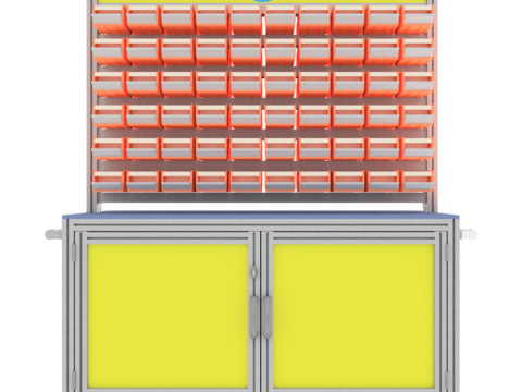 Bench for small parts 3D Model
