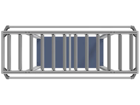 Transportador de rodillos port&aacute;til Modelo 3D