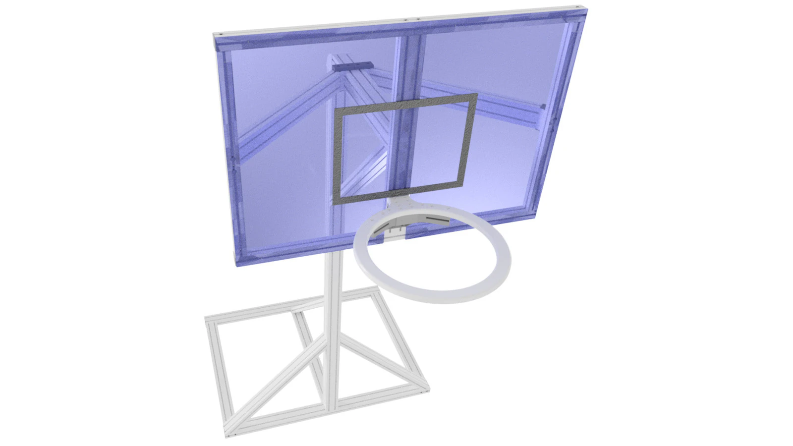 Portable Basketball Hoop 3D Model .c4d .max .obj .3ds .fbx .stl .blend 