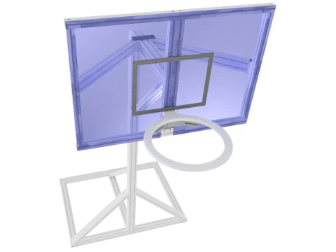 Canestro da basket portatile Modello 3D