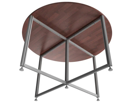 TABLE RONDE Modèle 3D