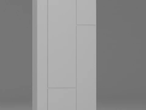 Bookcase Random MDF Italia 3 types 3D Model