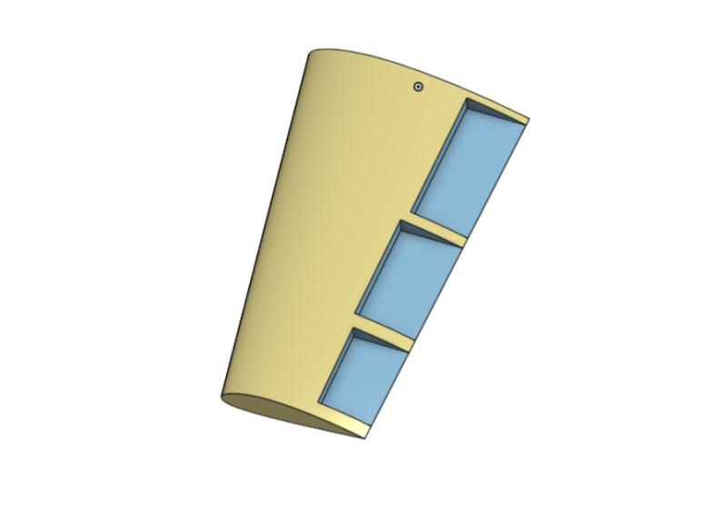 Wing Model 3D .c4d .max .obj .3ds .fbx .stl .blend 