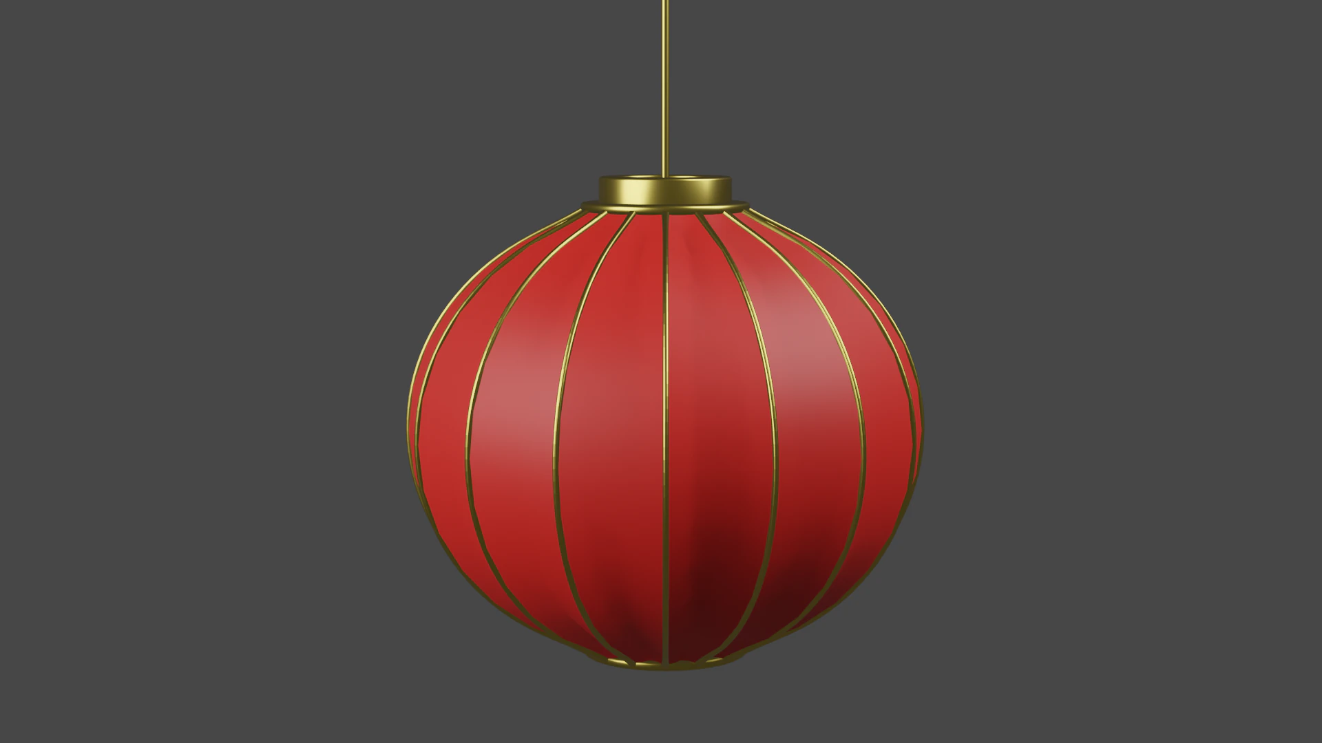 Chinese lantern 3D Model .c4d .max .obj .3ds .fbx .stl .blend 