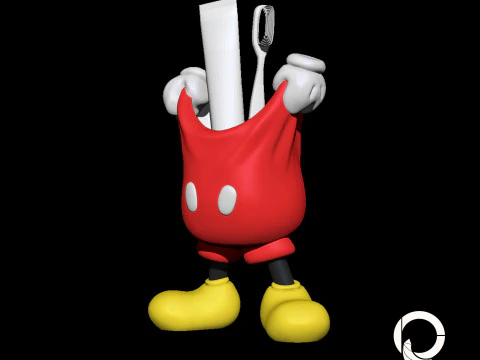 Mickey porta objetos Modelo de Impressão 3D