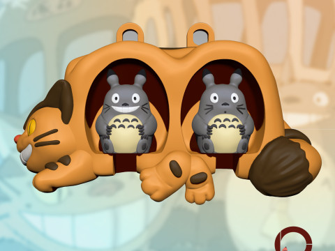 Porta llaves Totoro 3D Принт Модель
