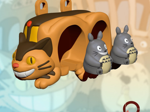 Porta llaves Totoro 3D Принт Модель