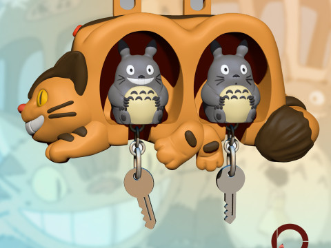 Porta llaves Totoro 3D Принт Модель