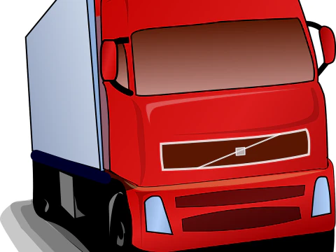 Vrachtwagenmodel CG Texturen