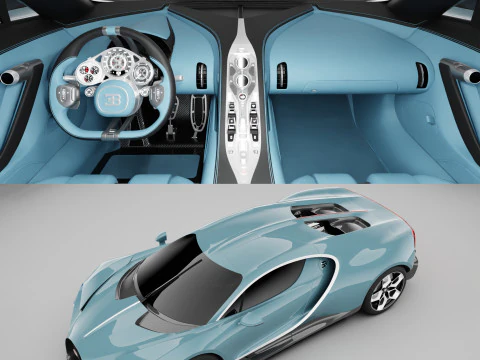 Bugatti Tourbillon 3D Model