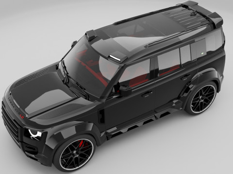2021 Land Rover Defender Lumma CLR LD Exterior Interior 3D मॉडल