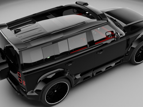 2021 Land Rover Defender Lumma CLR LD Exterior Interior 3D 模型