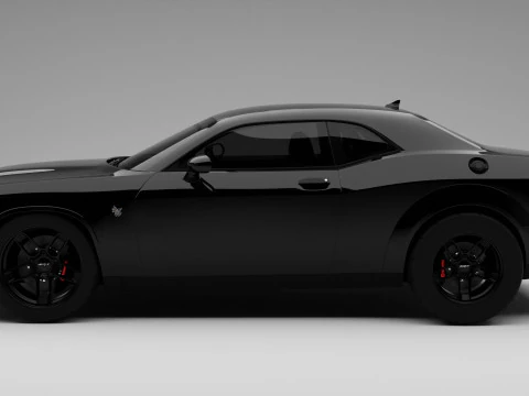 Dodge Challenger SRT Demon 3D Model
